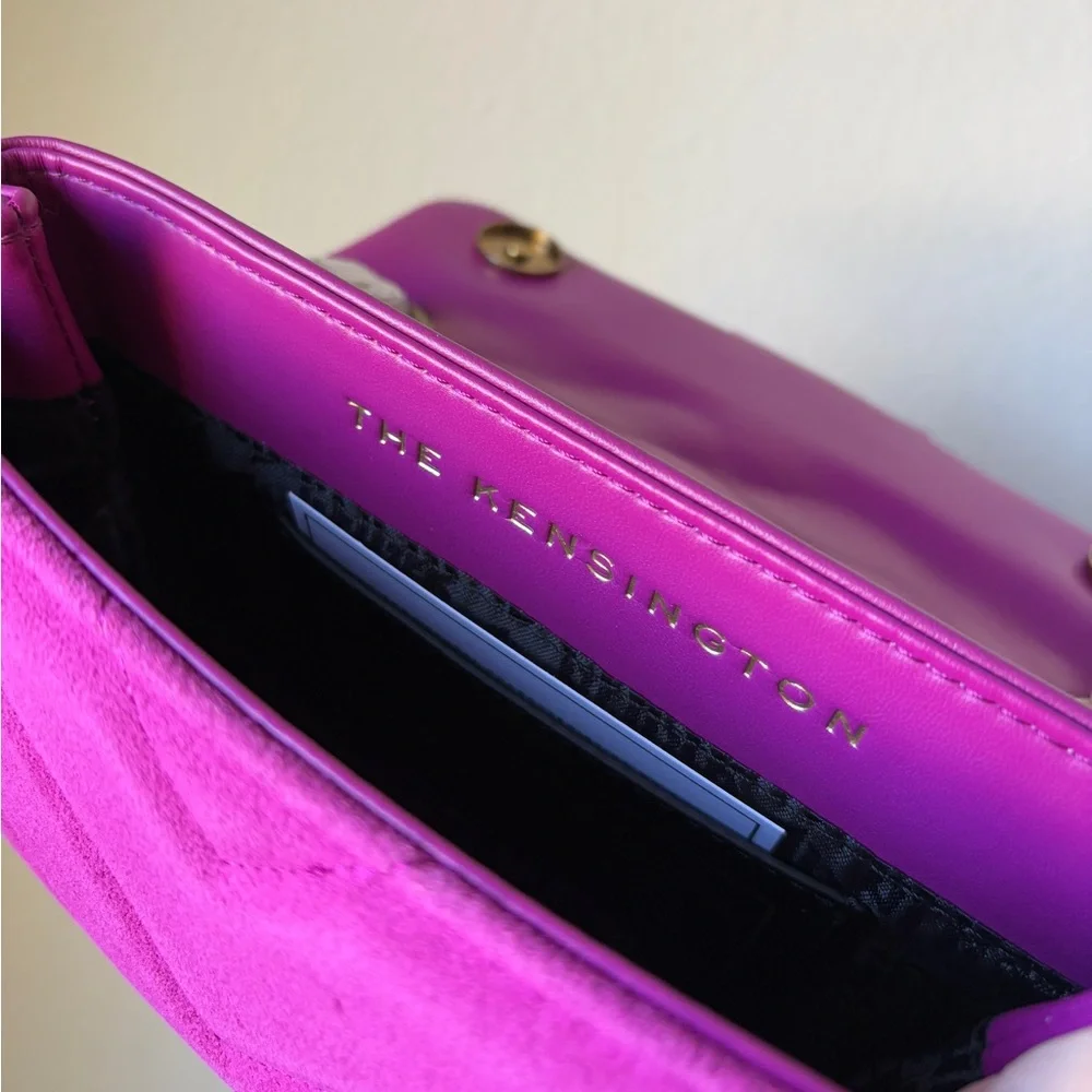 Kurt Geiger London mini Kensington pink leather bag